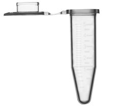 5.0ml microcentrifuge tubes, clear, graduated, bulk pack, 25000g200pcs/bag, 10bags/case