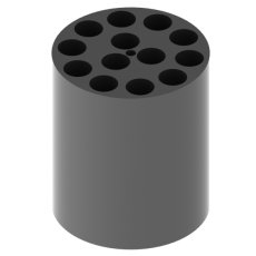 Adaptéry pre 52 hemolytických skúmaviek s rozmermi 10 x 100 mm 4 Adapters for 52 tubes of Hemolisis of 10 x 100 mm