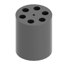 RE 523, 4 adaptéry pre 24 mikroskúmaviek s objemom 0,5 – 0,6 ml 4 Adapters for 24 microtubes of 0,5-0,6 ml