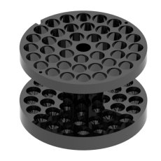 RE 552, 4 adaptéry pre 168 skúmaviek s objemom 5 ml 4 Adapters for 168 tubes of 5 ml