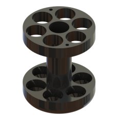RE 564, 6 adaptérov pre 42 skúmaviek s objemom 10 ml vákuum, 15 ml vákuum alebo 15 ml 6 Adapters for 42 tubes of 10 ml. vacuum, 15 ml. vacuum or 15 ml