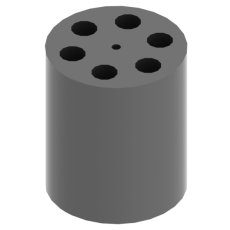RE 569, 6 adaptérov pre 36 mikroskúmaviek s objemom 1,5 – 2 ml 6 Adapters for 36 microtubes of 1,5-2 ml