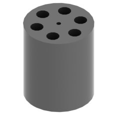 RE 571, 6 adaptérov pre 36 mikroskúmaviek s objemom 0,2 – 0,4 ml 6 Adapters for 36 microtubes of 0,2-0,4 ml