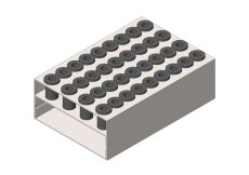 RE 585, 4 Adapters for 144 microtubes of 0,2-0,4 ml. on microplates buckets 4 Adapters for 144 microtubes of 0,2-0,4 ml. on microplates buckets
