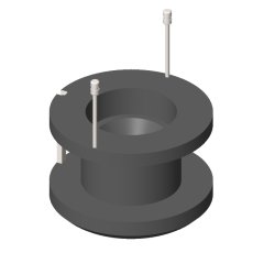 RE 607, Adaptéry pre kónické skúmavky s objemom 250 ml 4 Adapters for 4 conical tubes of 250ml