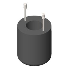 RE 612, Adaptéry pre kužeľové skúmavky s objemom 25 ml a 200/250 ml 4 Adapters for 4 conical tubes of 25 ml. in 200/250 ml