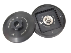 Angle fixed rotor 45 for 4 strips of 8 tubes of 0,2 ml  up to 15.000 RPM / 13.835  x g