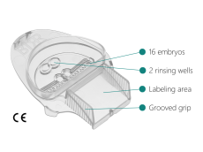 Kultivačná miska, popis častí TLX-E Culture Dish, single packed
