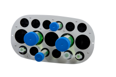 Platform for 5 x 50ml and 12 x 1,5-15ml Tubes