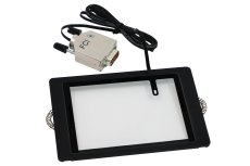 Heated, rectangular glass insert plate for NIKON Vyhrievané obdĺžnikové sklíčko pre mikroskop NIKON