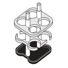 Adapter for 90ml rectagular bucket, 20ml