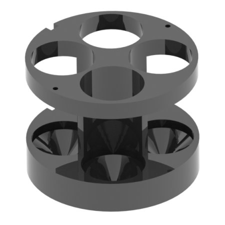 4 adaptéry pre 16 skúmaviek s objemom 50 ml, pre centrifúgu OrtoAlresa