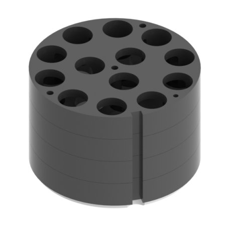 Adaptéry pre 52 kónických skúmaviek s objemom 15 ml Adaptéry pre 52 kónických skúmaviek s objemom 15 ml