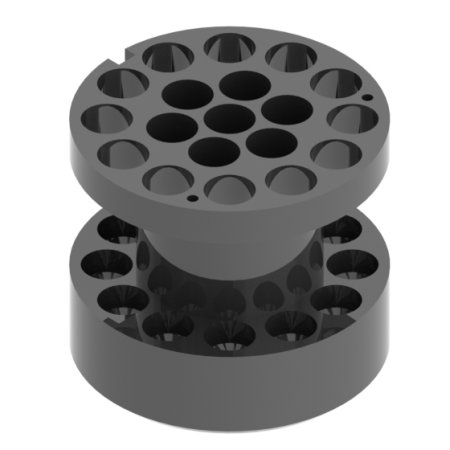 RE 418, 4 adaptéry pre 72 skúmaviek s objemom 5 ml alebo 10 ml