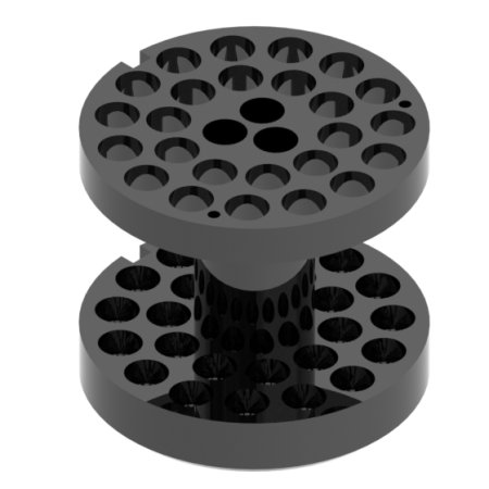 RE 420, 4 adaptéry pre 76 hemolytických skúmaviek 10x100 mm v 400 ml RE 420, 4 adaptéry pre 76 hemolytických skúmaviek 10x100 mm v 400 ml