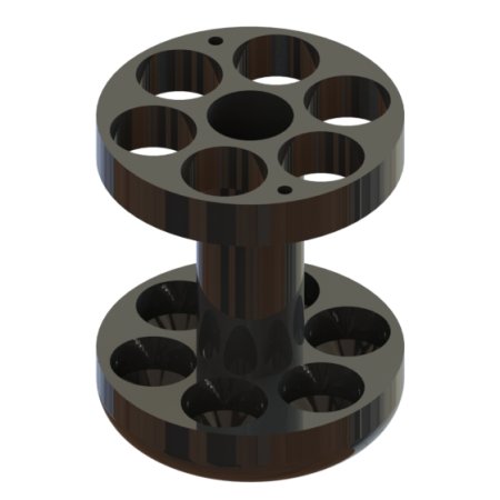RE 564, 6 adaptérov pre 42 skúmaviek s objemom 10 ml vákuum, 15 ml vákuum alebo 15 ml
