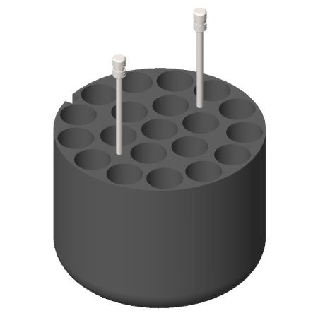 RE 625, Adaptéry pre skúmavky s objemom 10 ml vákua alebo 15 ml