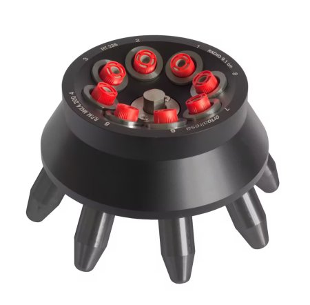 Uhlový pevný rotor 30º pre 8 skúmaviek