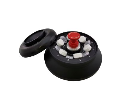 Rotor s uhlom 45º pre 12 kónických mikroskúmaviek s objemom 5 ml so systémom REI