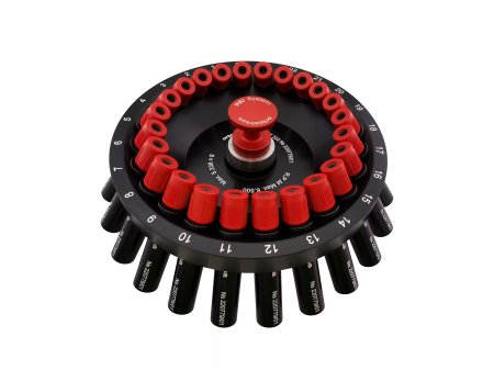 Rotor s pevným uhlom 35º pre 24 skúmaviek s objemom 5 ml so systémom REI