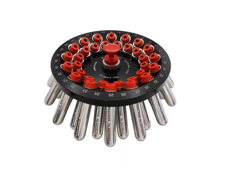 Uhlový rotor 35º pre 32 skúmaviek s objemom 15 ml a 15 ml kónický rotor so systémom REI (ľahká inšta