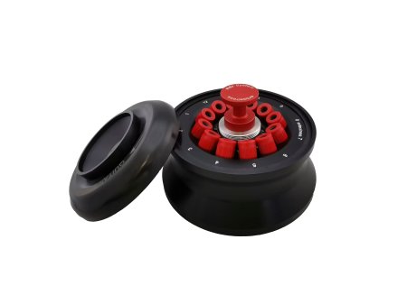 Rotor s pevným uhlom 30º pre 12 skúmaviek s objemom 10 ml, hermeticky uzavretý so systémom REI